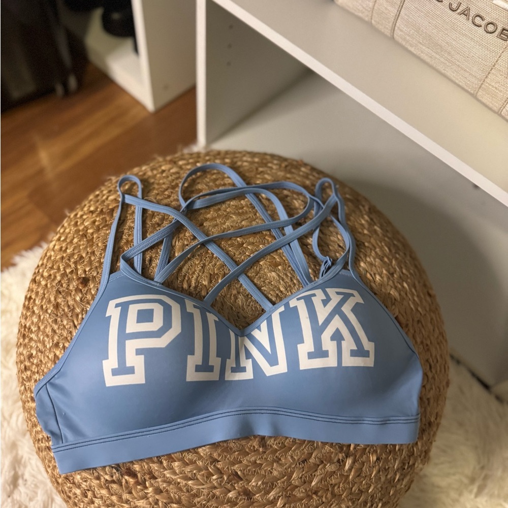 Victoria's Secret Pink and Blue Sports Bra